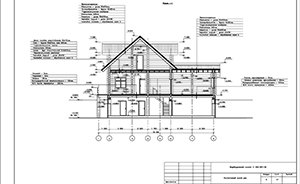 Архитектурное проектирование деревянного дома из оцилиндрованного бревна