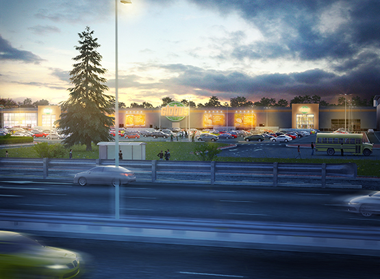 3D визуализация гипермаркета «Глобус»