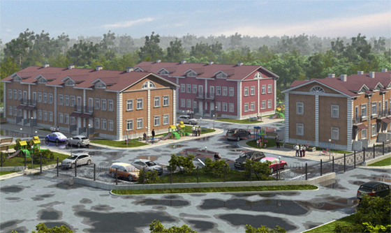 Малоэтажная жилая застройка (Таунхаусы )